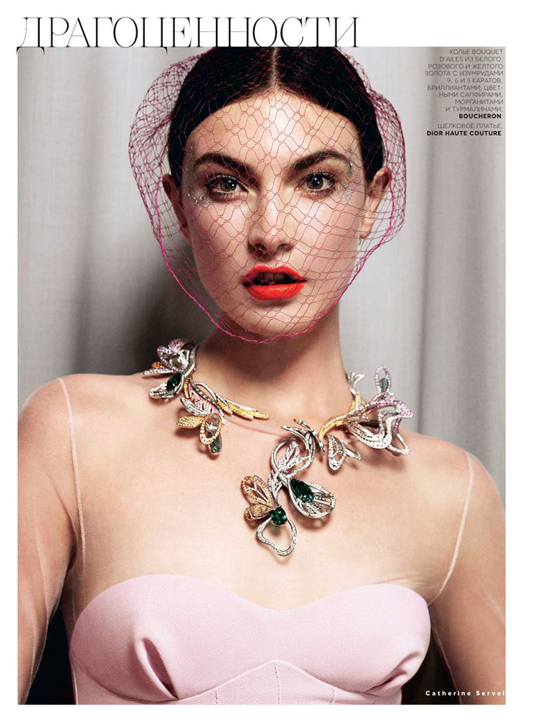 Jacquelyn Jablonski《Vogue》俄版2012年10月号