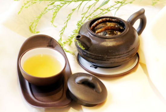虫草最常见的吃法是煮水当茶喝