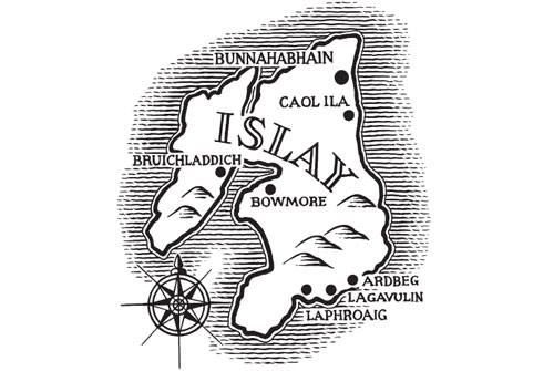 艾雷岛(Islay)地图