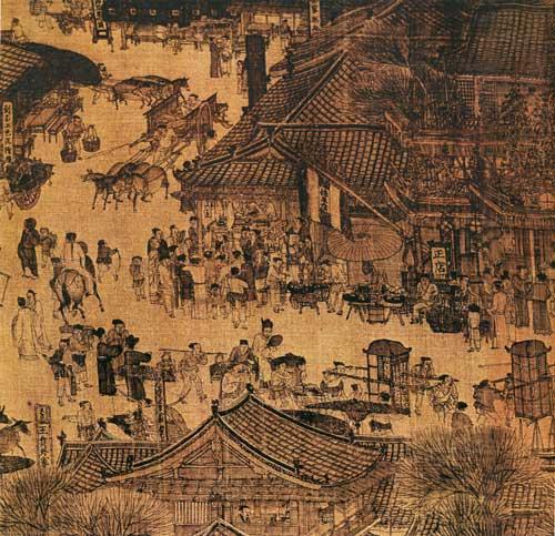明眼人一看便知，此图作者根本没有到过汴京，更不是北宋时人。