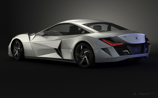 奔驰「SF1 Concept」概念超跑设计受欢迎