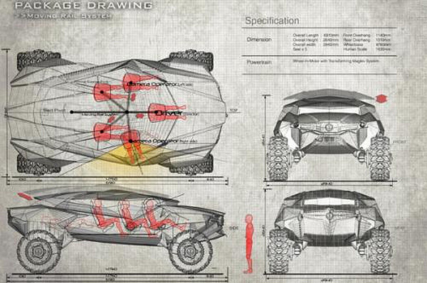 「ZAIRE」全地形概念车 驶向未来的设计