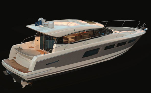 亚诺Jeanneau游艇新型号PRESTIGE 550S:海上“掀背跑车”理念再一次被PRESTIGE成功运用